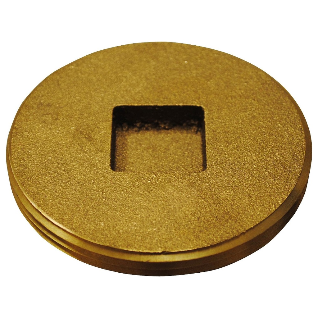 TAPON REGISTRO 1 1/2 BRONCE