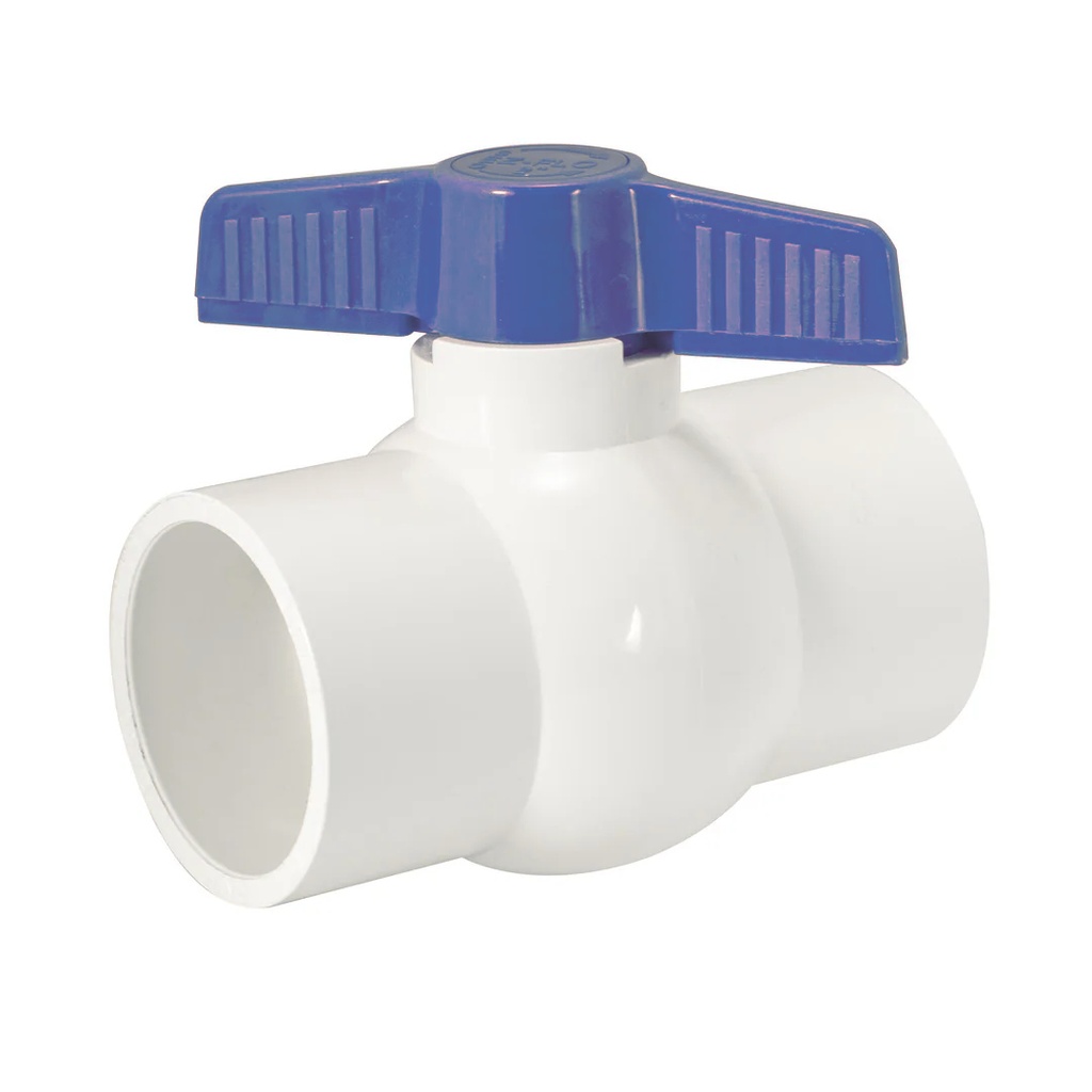 Homewerks 1-1/2 in. PVC FIP Ball Valve Full Port Quarter-Turn Lever for Non-Potable Water
