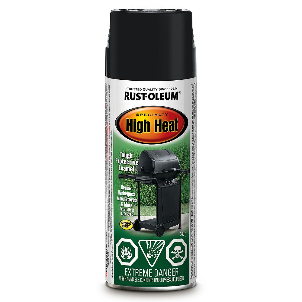 Rust-Oleum High Heat Spray Paint - BBQ Black