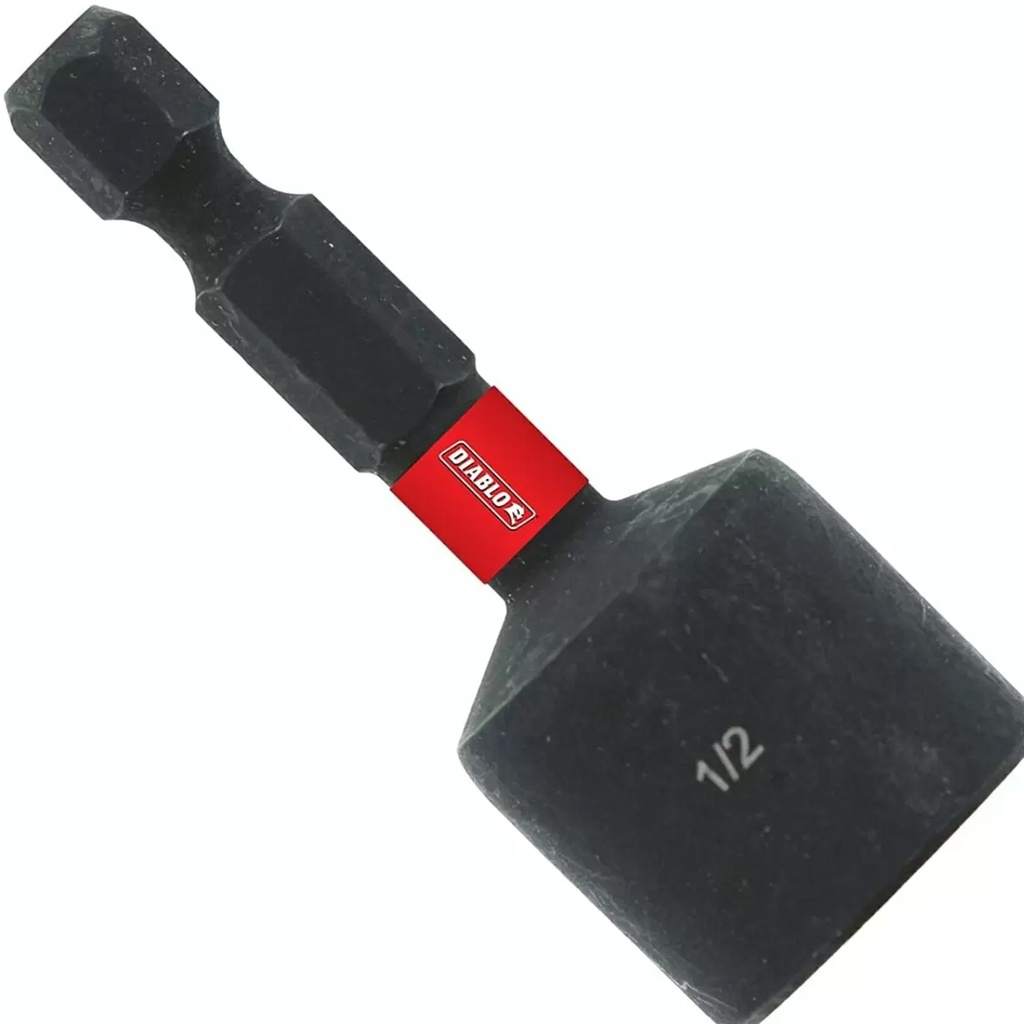 Diablo 1-7/8 in. L Black Oxide Magnetic Nut Setter Set 5 Pc