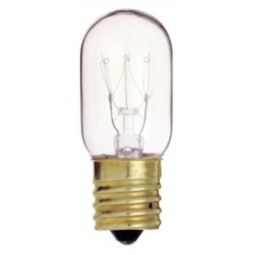 Satco E17 T7 Clear Incandescent Miniature Bulb - 1 Pack
