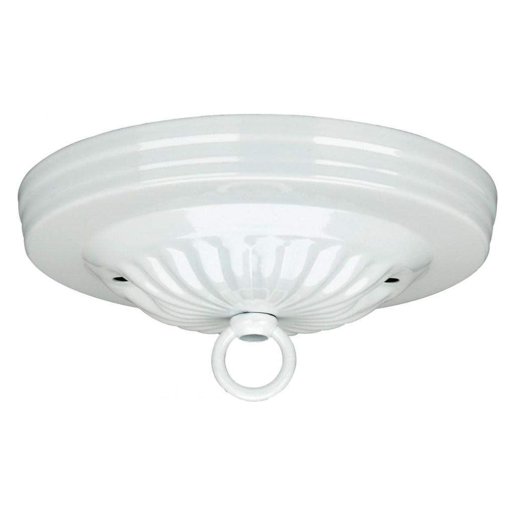 SATCO WH CANOPY KIT RIBBED