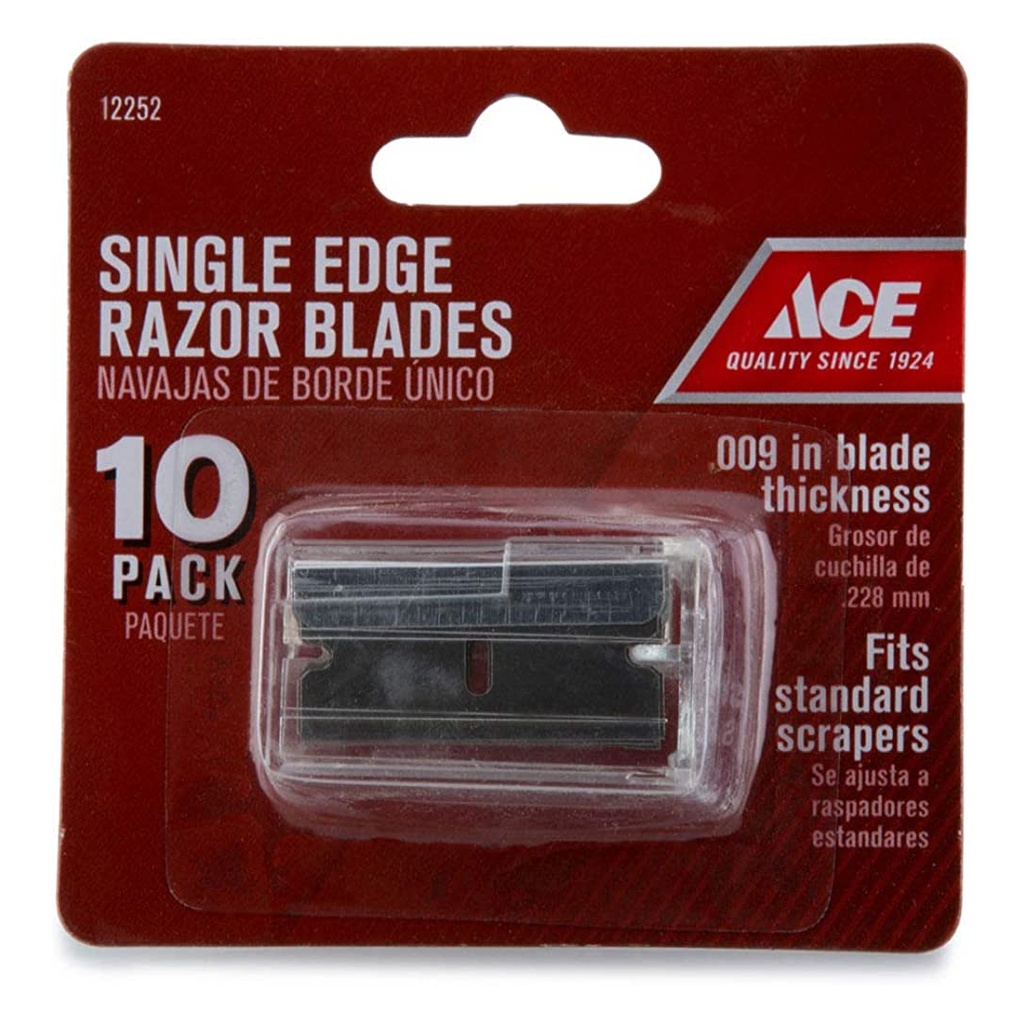 Single Edge Blade Industrial Quality No. 9 Ace Specialty Knives and Blades