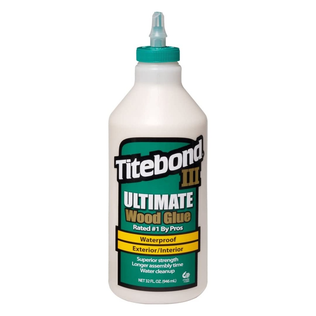 Titebond III Ultimate Waterproof Tan Wood Glue 1 Qt