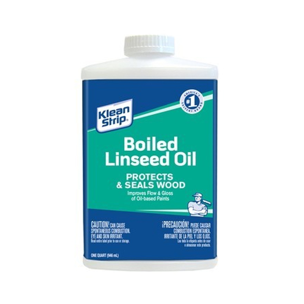 Klean Strip Transparent Clear Oil-Based Linseed Oil Modified Alkyd Boiled Linseed Oil 1 Qt