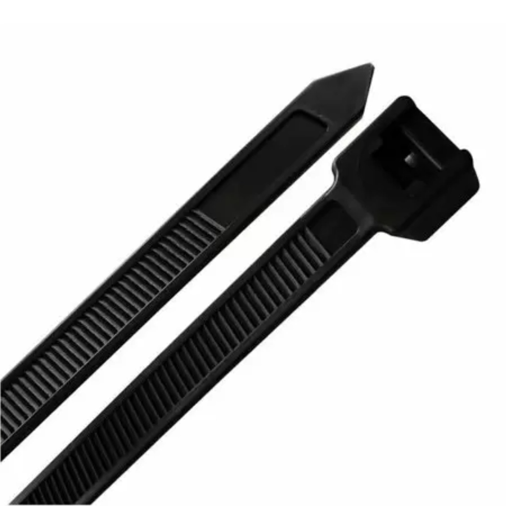 Steel Grip 14 in. L Black Cable Tie 8 Pk
