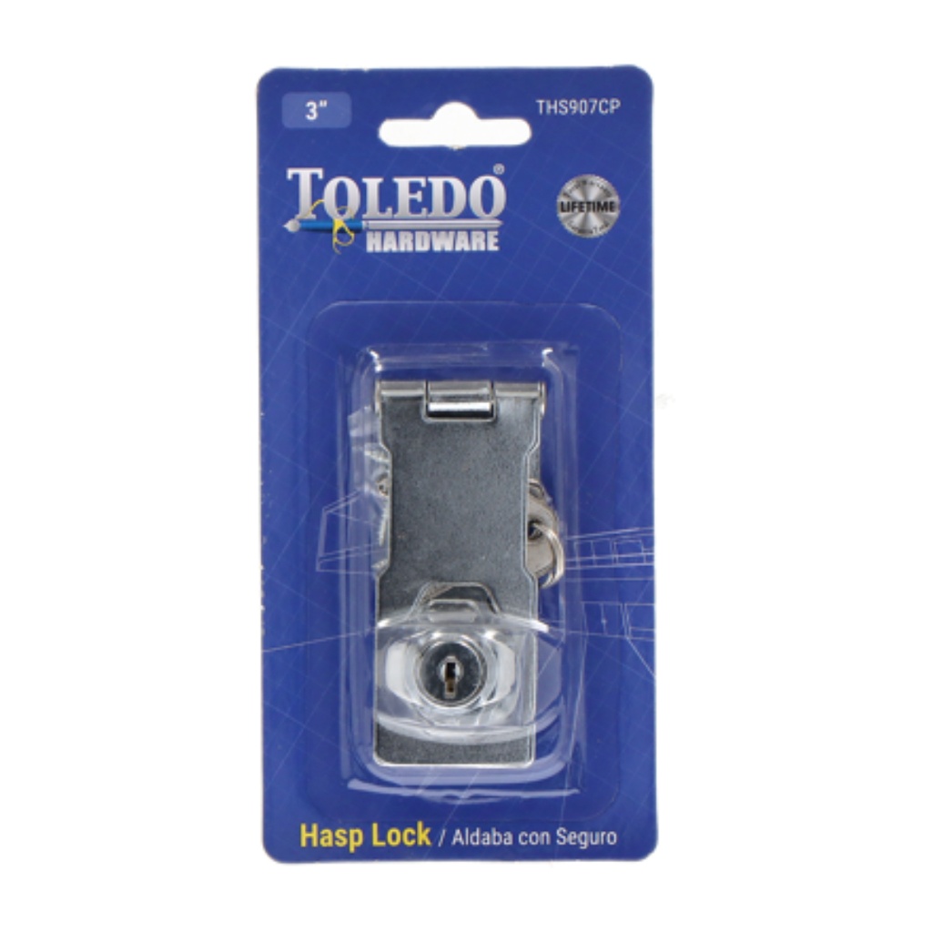 TOLEDO HASP LOCK 4-1/2"