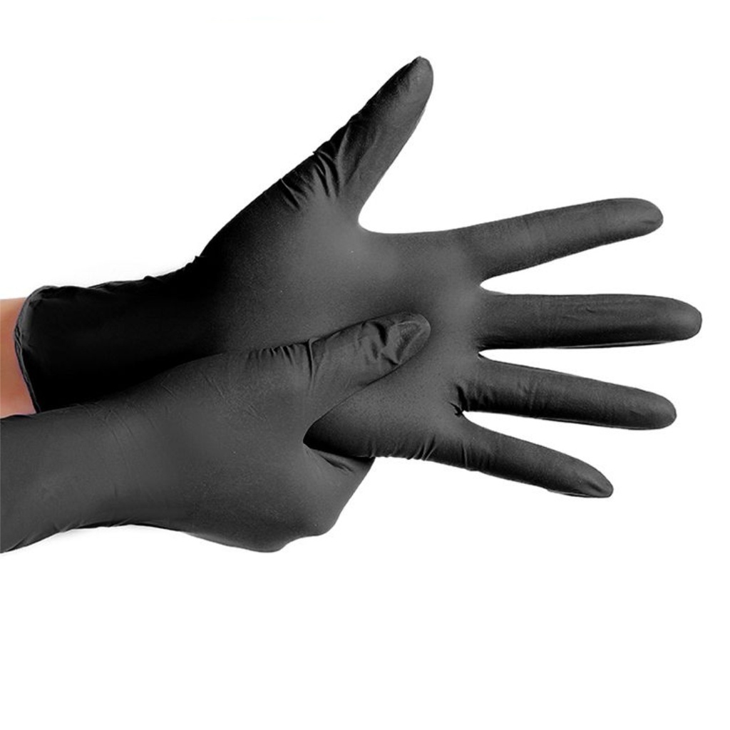 Safeguard Powder Free Nitrile Gloves, Large, 100 Ct