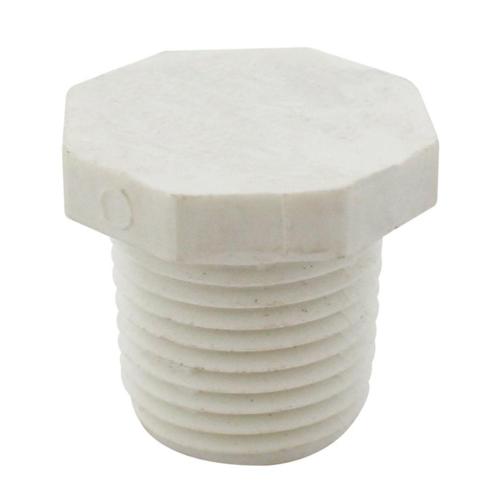 TAPON MACHO PVC 3/4 C/R