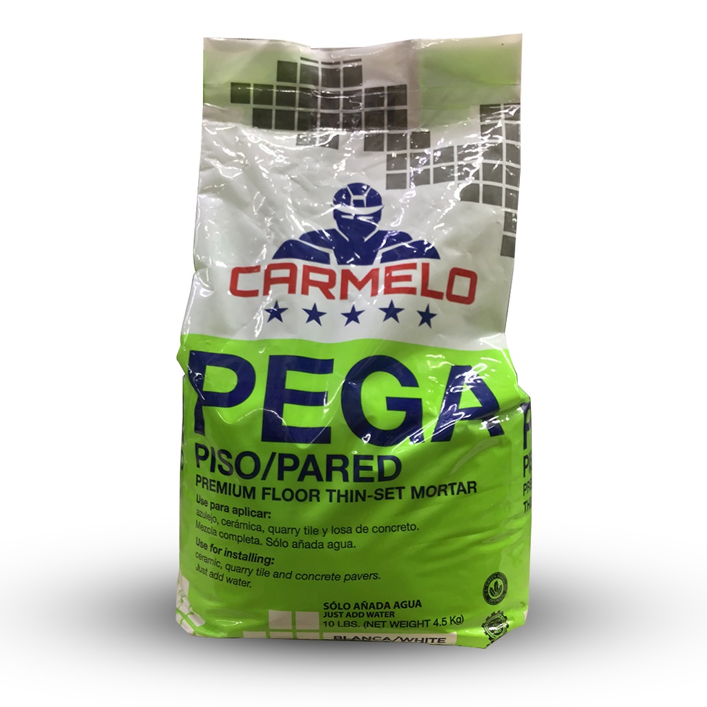 PEGA CARMELO PISO/PARED BL. 10LB