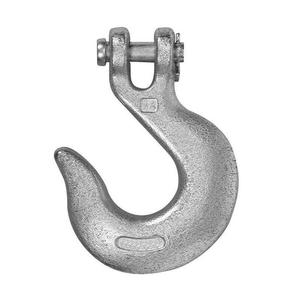 3/8" Clevis Slip Hook, Grade 43, Zinc Plated