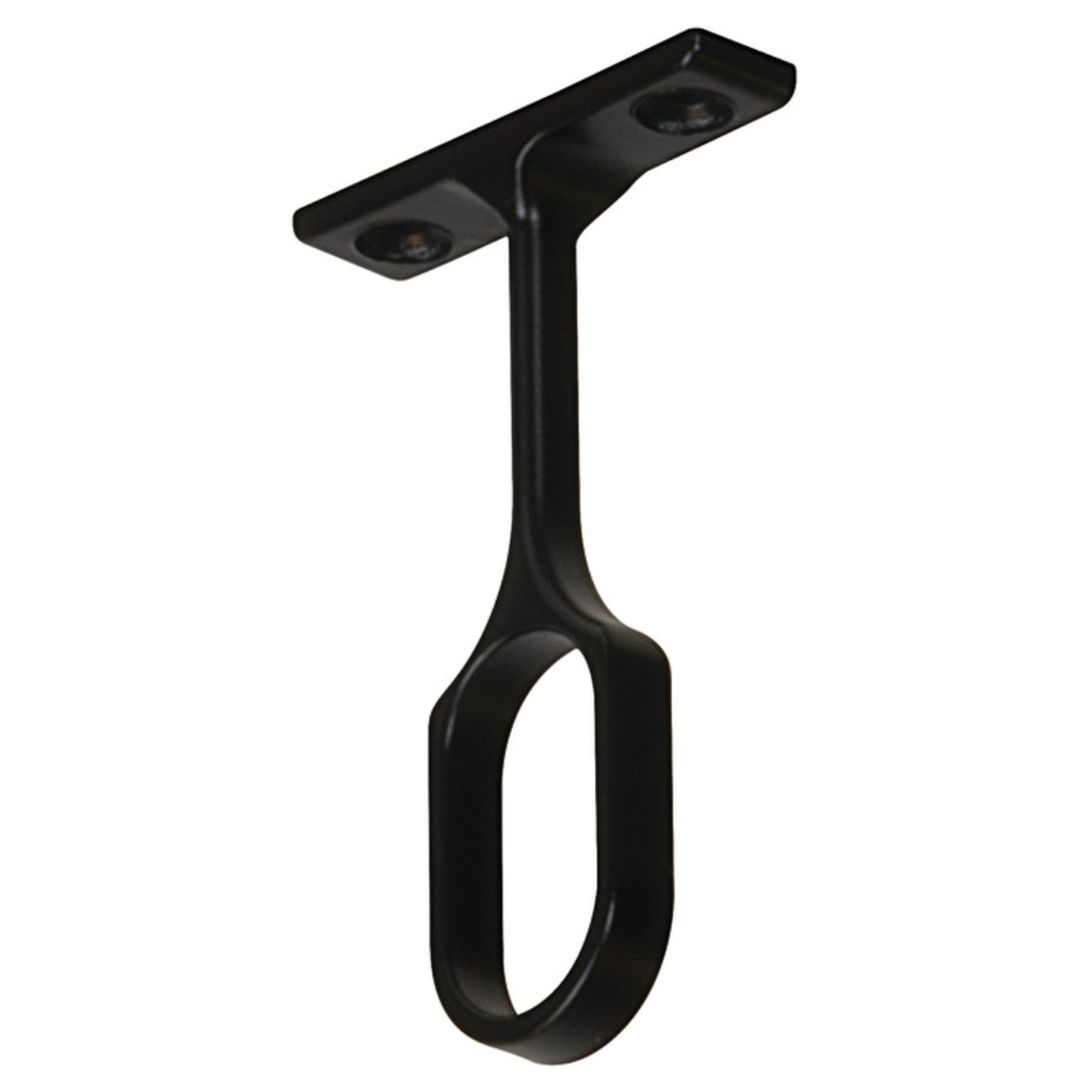 OVAL CTR BRKT SURF MT ZN BLK
