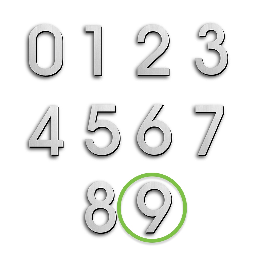 JNF  NUMERO # 9 INOX