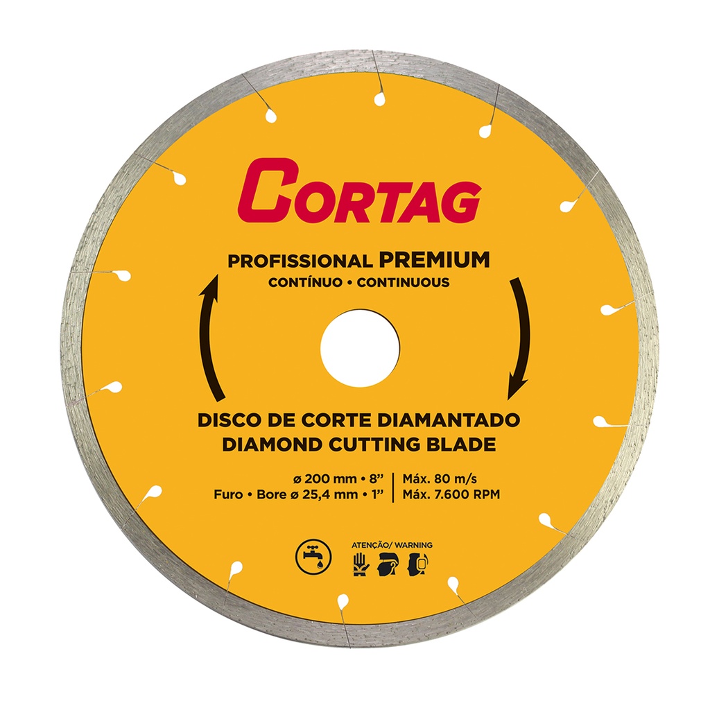 Disco Diamantado Profissional 110Mmx20Mm Cortag