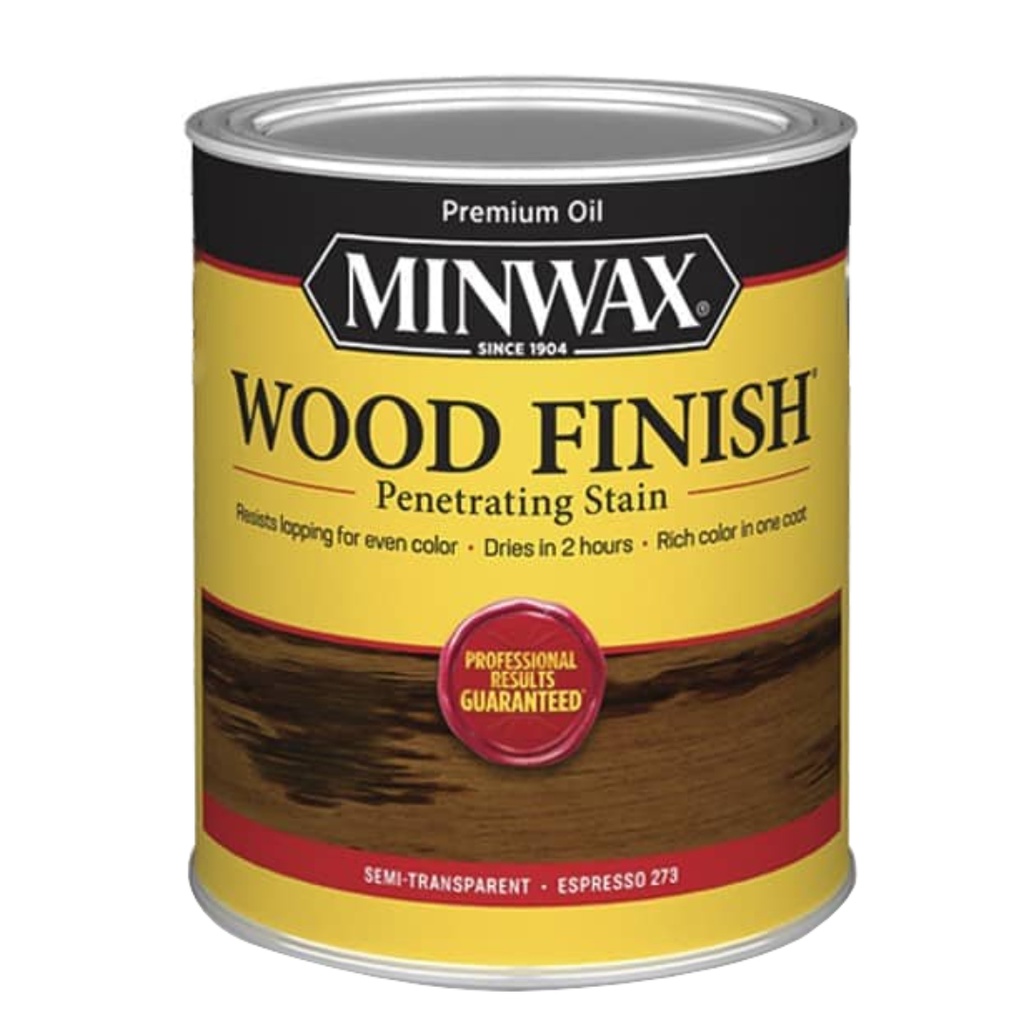 [1561091] Minwax Wood Finish Semi-Transparent Espresso Oil-Based Oil Wood Stain 1 Qt.