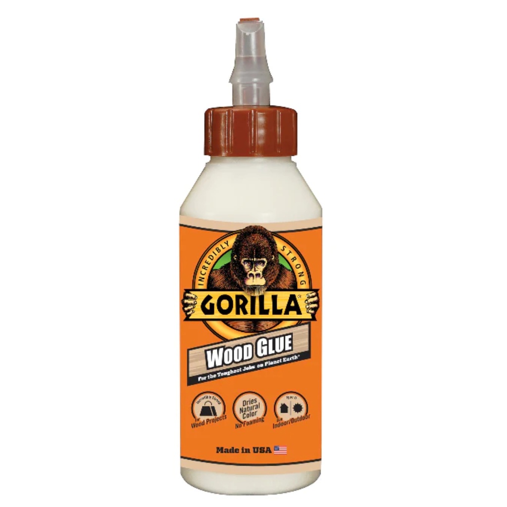 Gorilla Light Tan Wood Glue 8 Oz