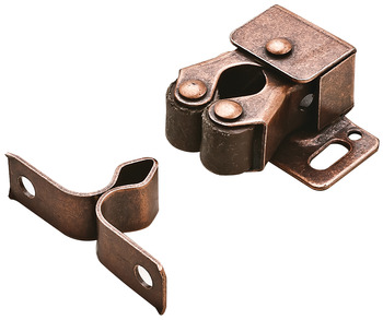 Ultra Hardware 13510 Antique Copper Double Roller Catch