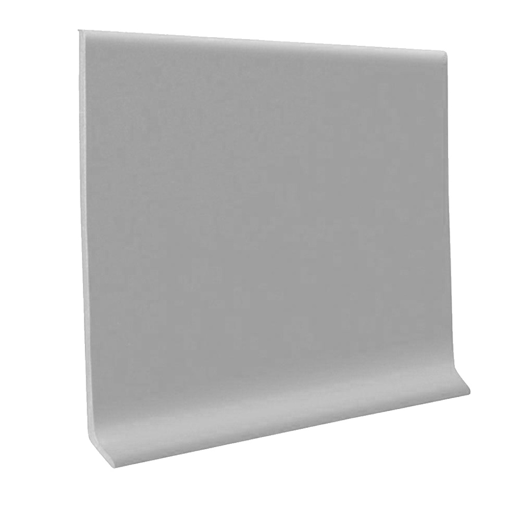 ZOCALO GOMA GRIS 4"