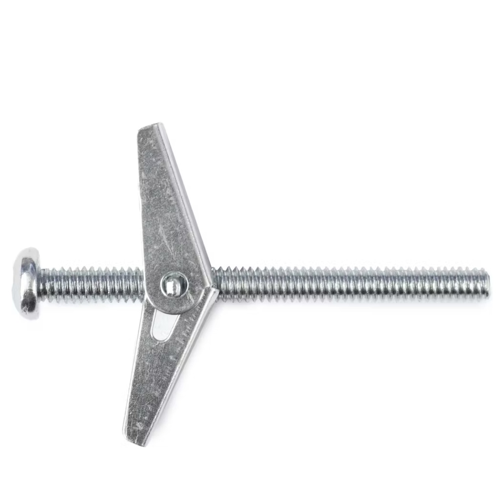 [400004352] HILLMAN 3/16 in. D X 2 in. L Round Steel Toggle Bolt 50 Pk