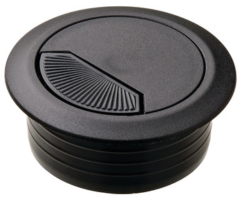 COVER HOLE 2" NEGRO 50MM