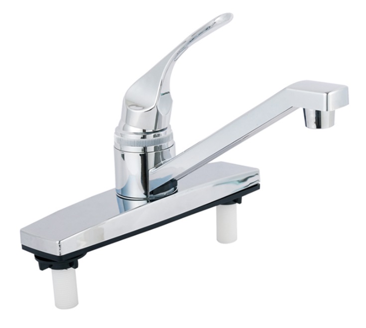 Home Plus One Handle Chrome Kitchen Faucet