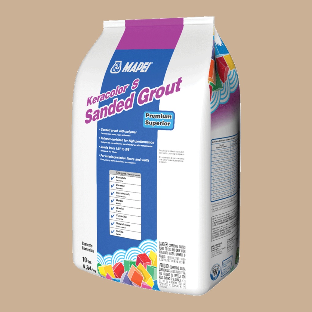 MAPEI KERACOLOR S CHAMPANE 10 LB