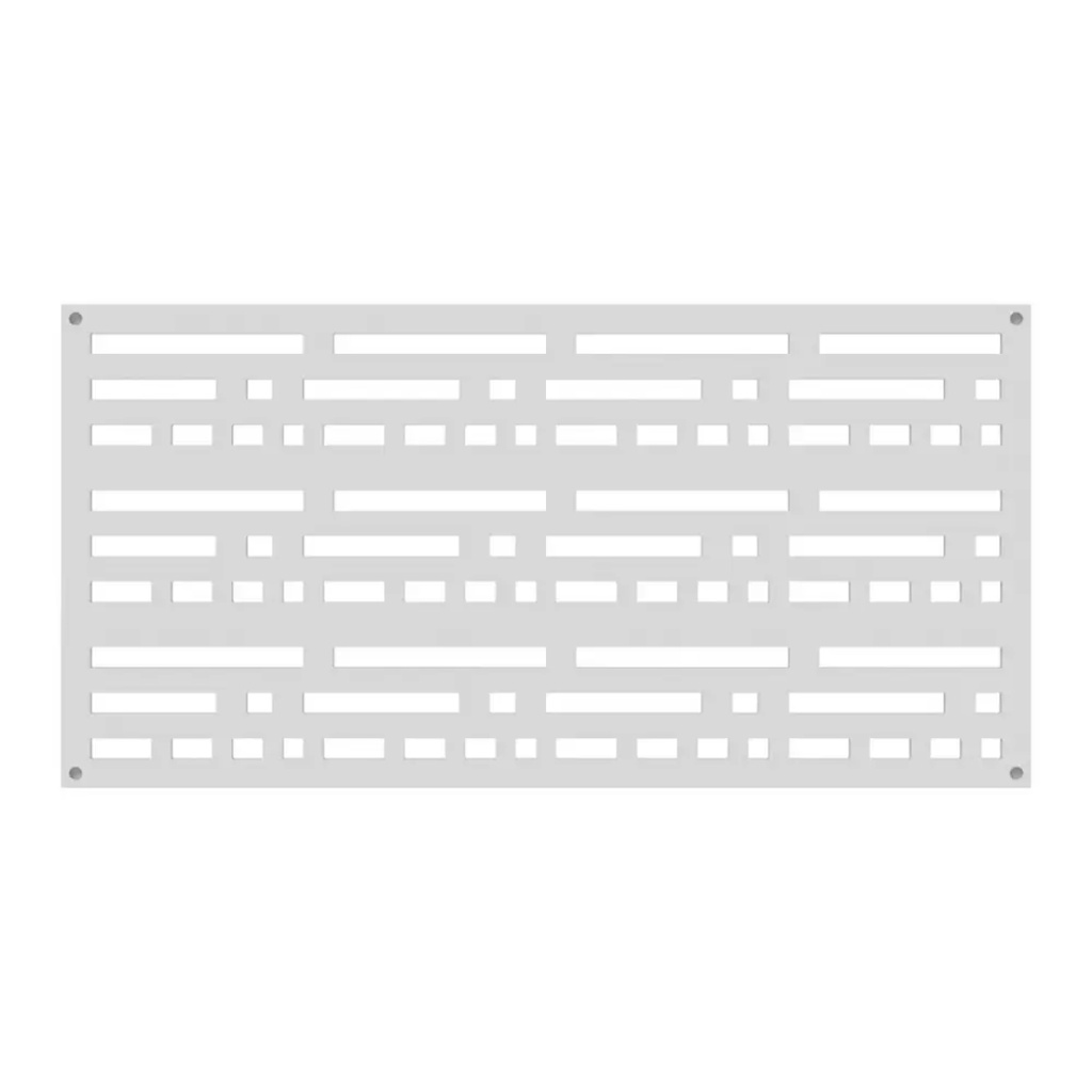 2 Ft. X 4 Ft. Morse White Polypropylene Decorative Screen Panel