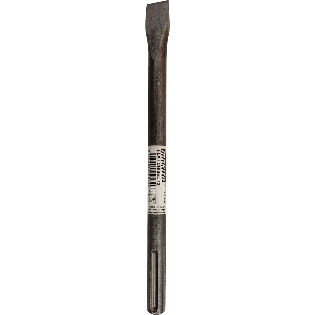 [751228A] 1"  X  12"  SDS-Max  Flat  Chisel  Bit