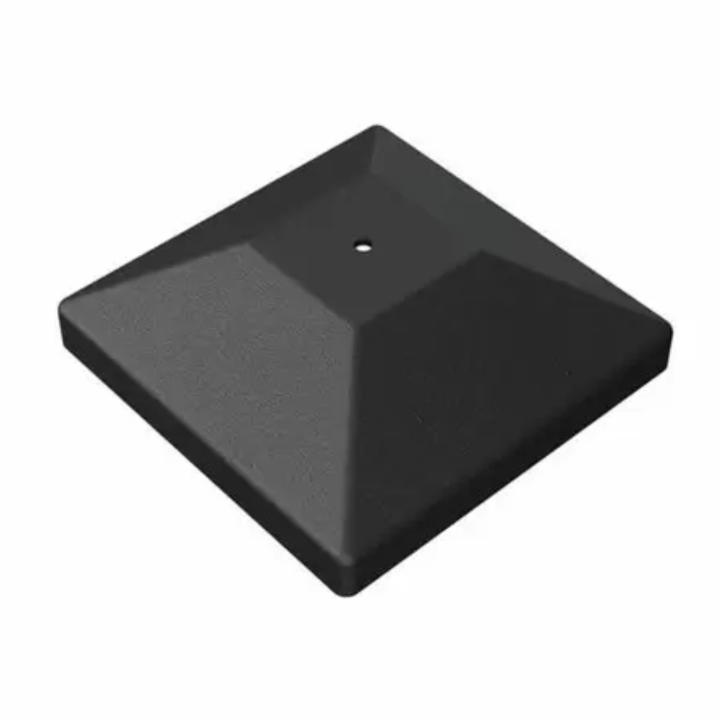 Simpson Strong-Tie Outdoor Accents 1.25 in. H X 4 in. W X 4 in. L Black Plastic Post Cap