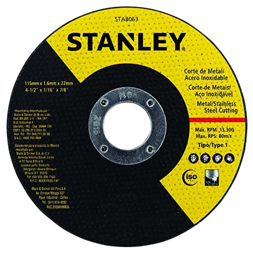 DISCO C/METAL 4-1/2X1/16X7/8