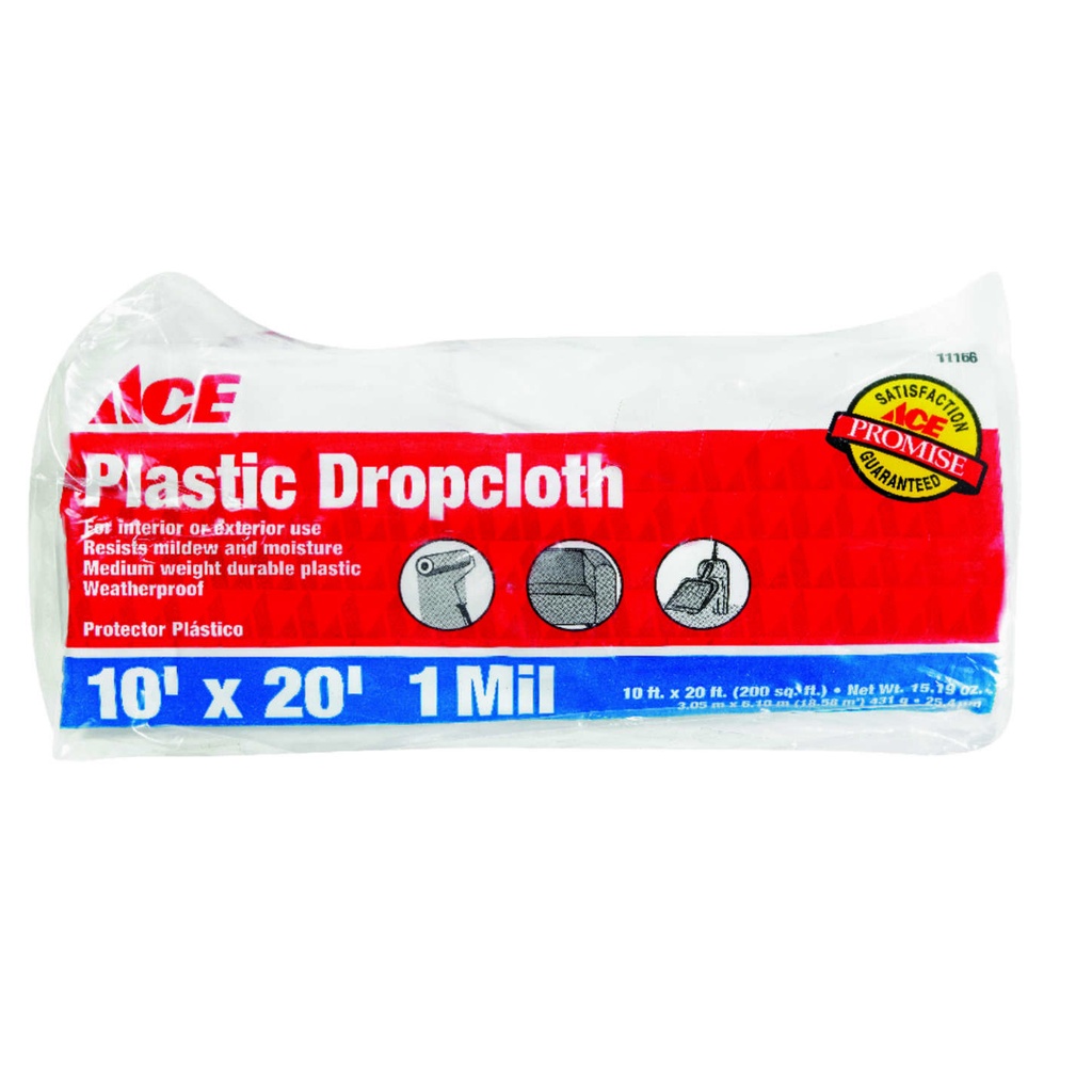 ACE DROPCLOTH 10X20 1M