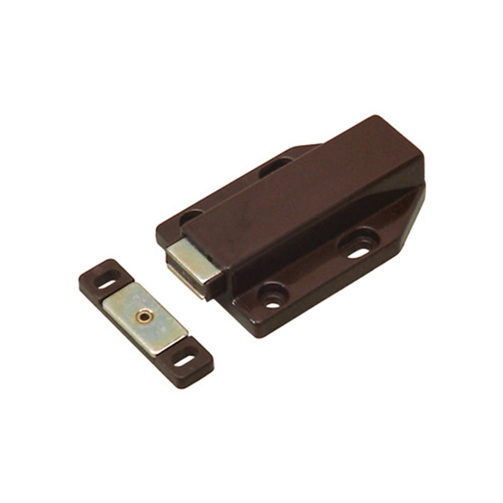 Sugatsune ML120 4-1/2 Inch Magnetic Long-Stroke Push Latch Brown Catches and Latches Cabinet Catches and Latches Magnetic Catch