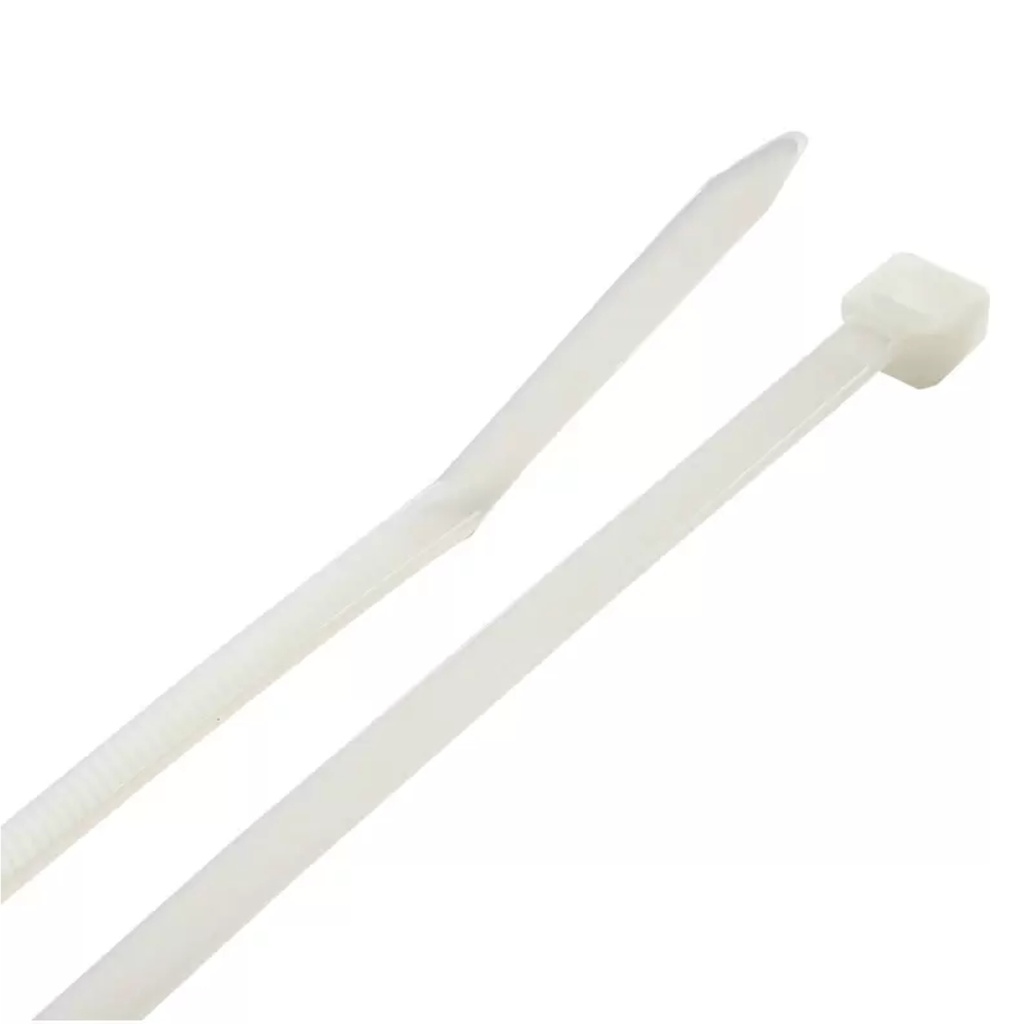 Steel Grip 8 in. L White Cable Tie 100 Pk