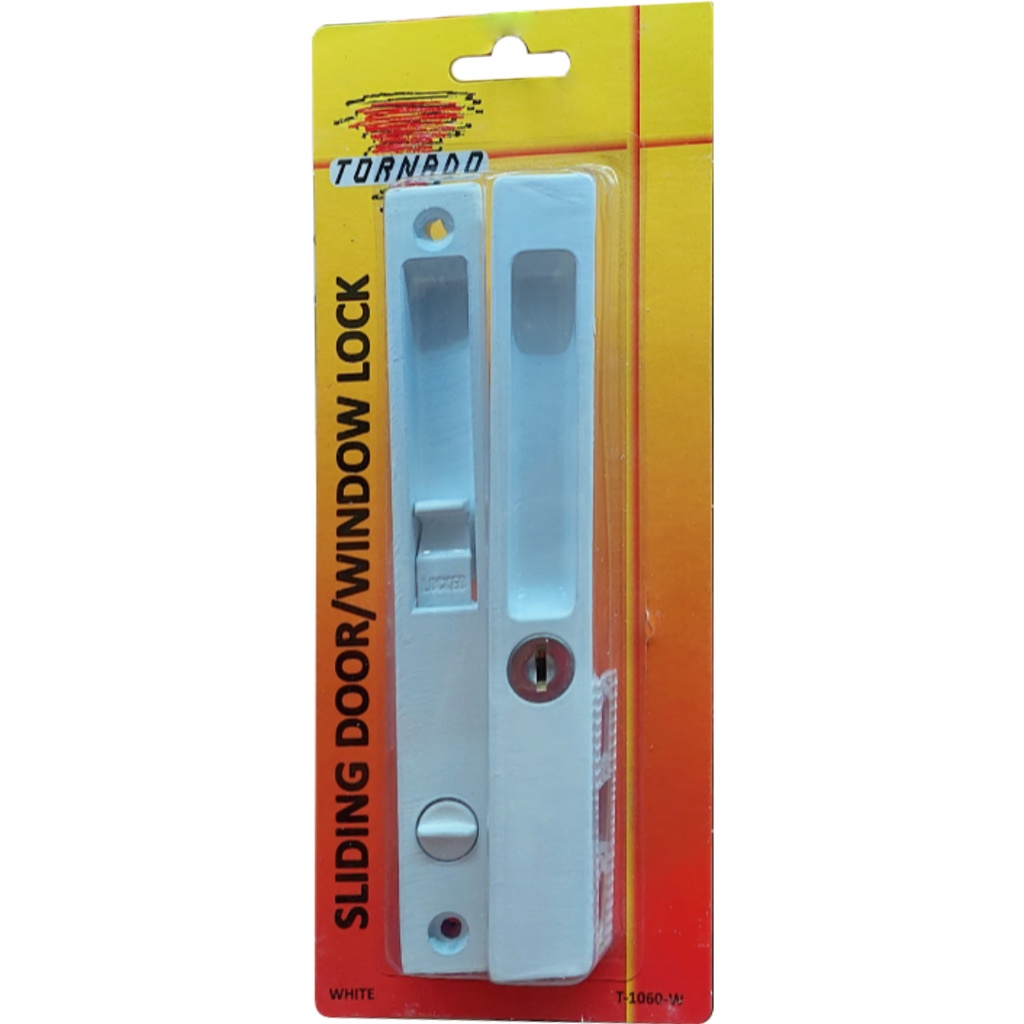 [380009455] SLIDING DOOR LOCK WHT