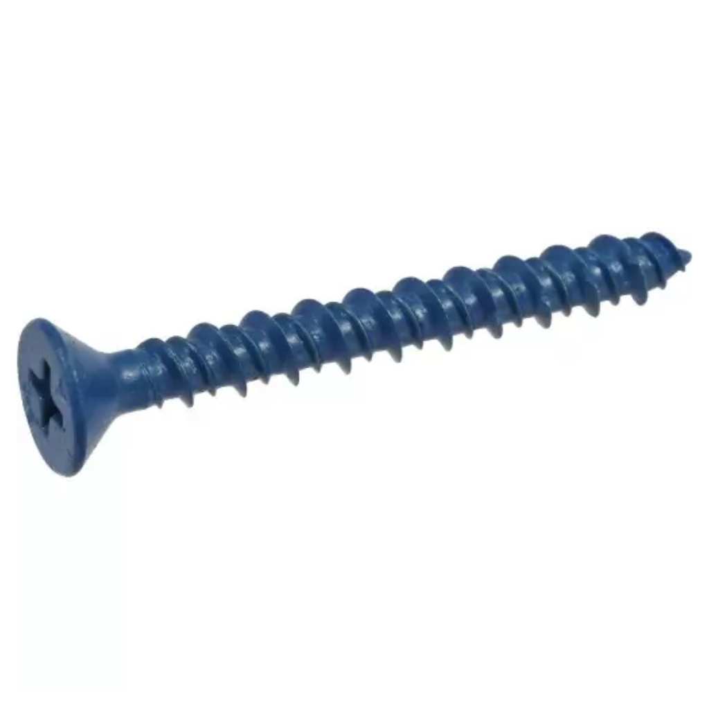 HILLMAN Tapper 1/4 in. D X 5 in. L Steel Flat Head Concrete Screw Anchor 100 Pk