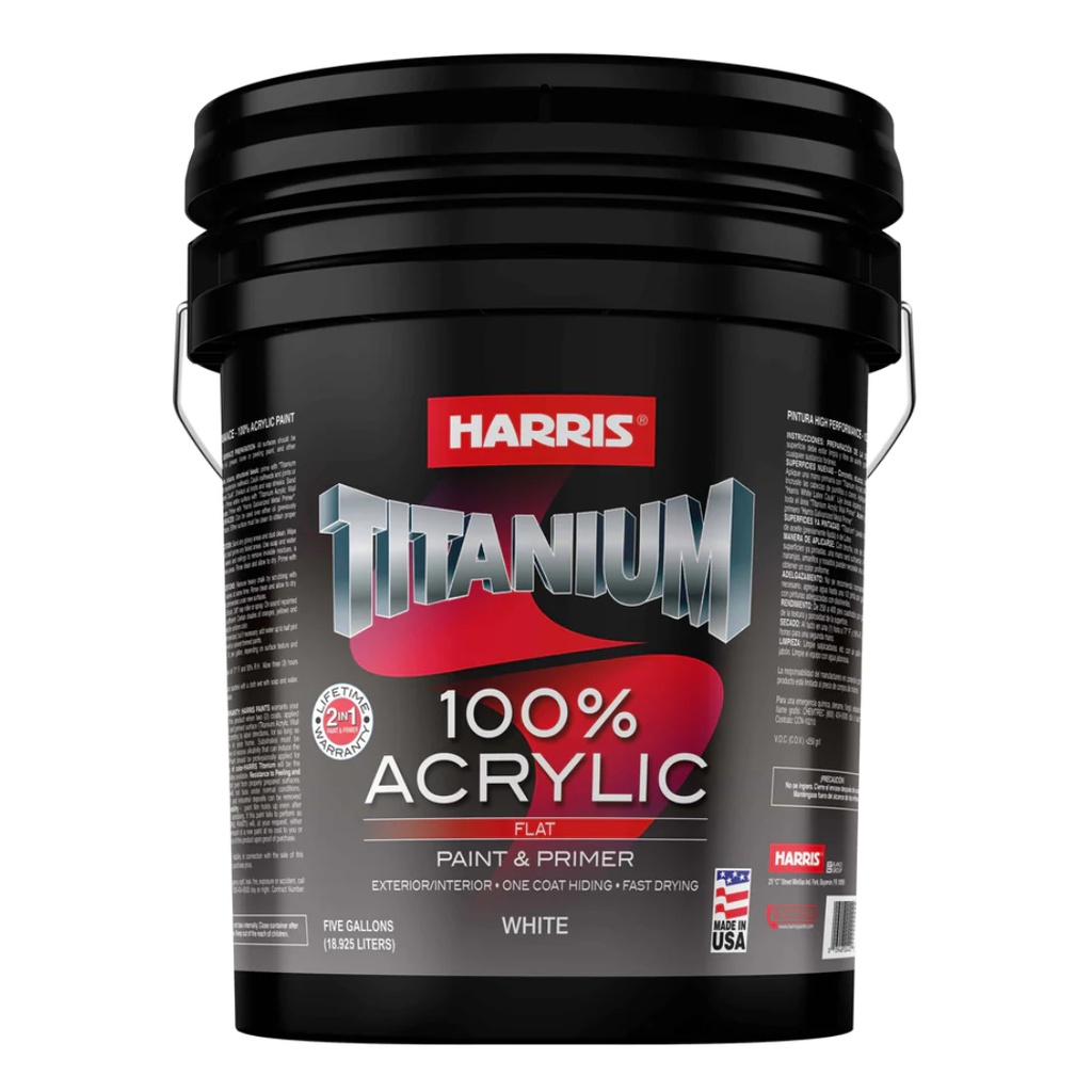 HARRIS TITANIUM FLAT D/BASE PL