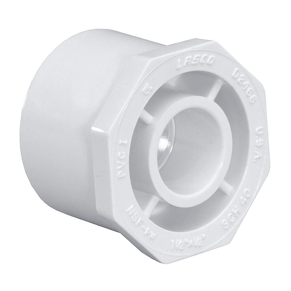 [440001316] Charlotte Pipe Schedule 40 2 in. Spigot X 3/4 in. D FPT PVC Reducing Bushing 1 Pk