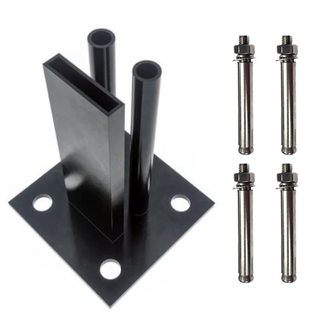 [010001023] BASE POSTE HEAVY DUTTY NEGRO