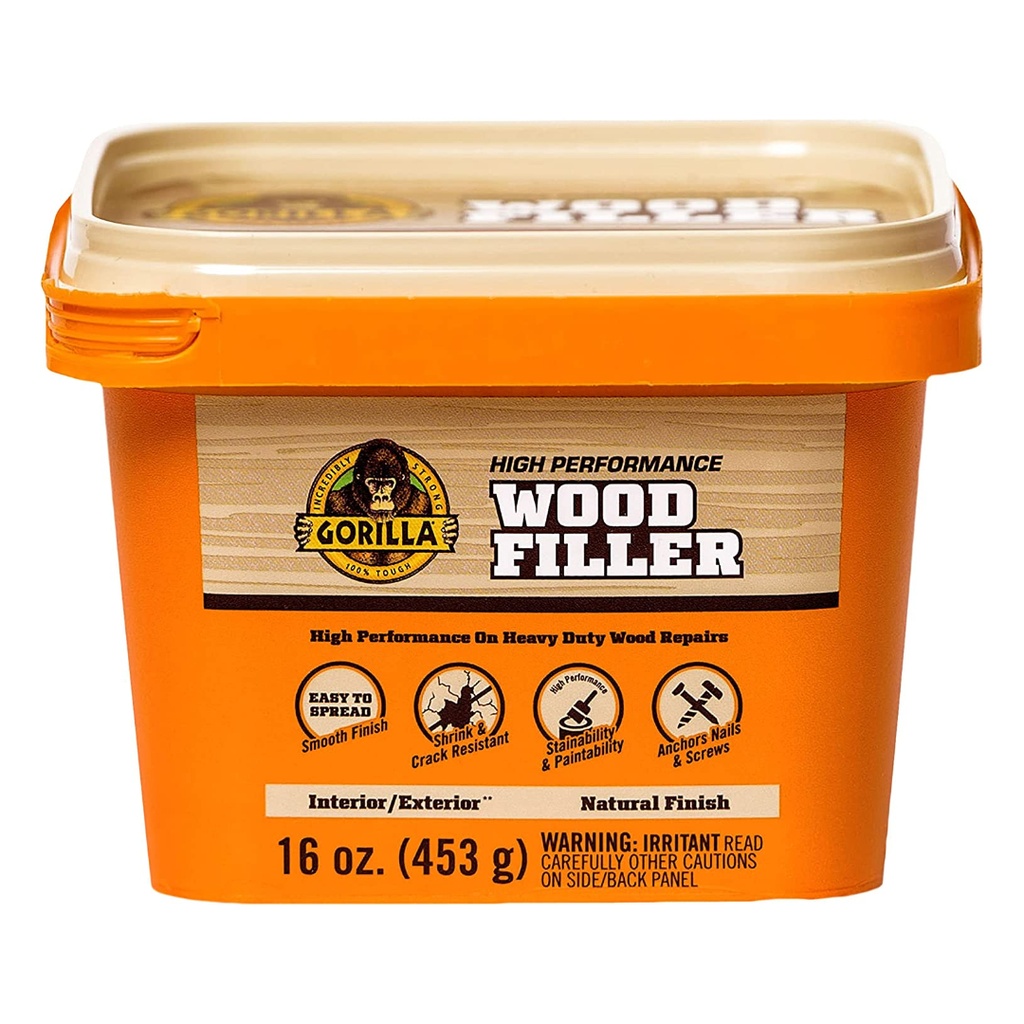 Gorilla Natural Wood Filler 16 Oz