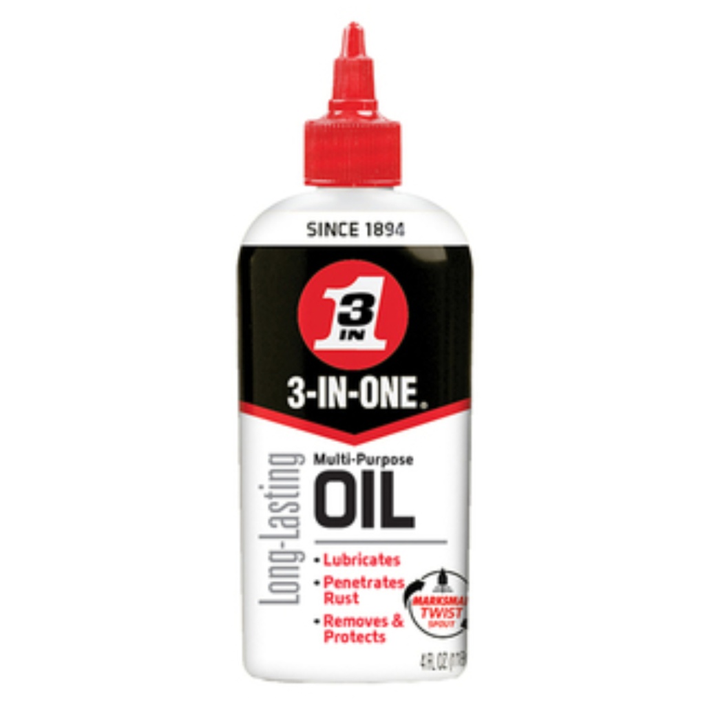 3InOne MultiPurpose Oil with Marksman Twist Spout 4 Oz