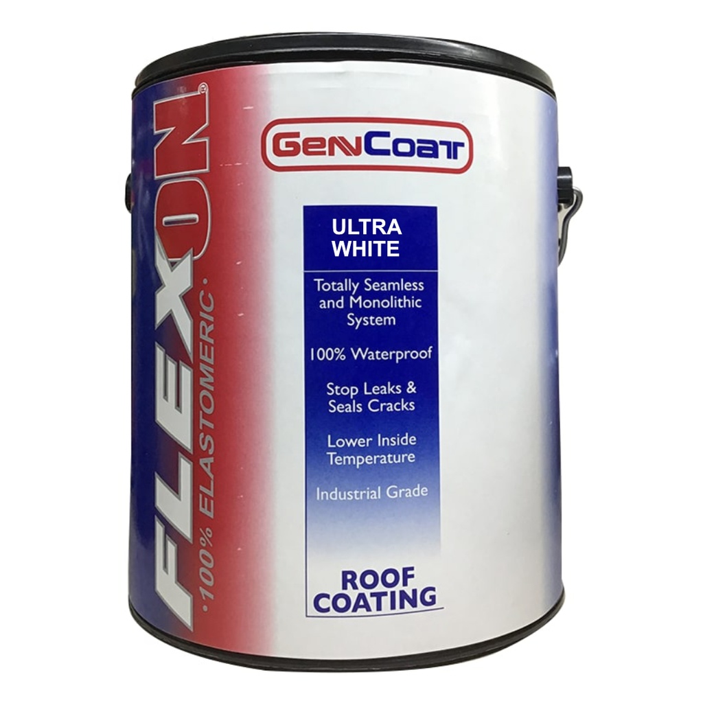 FLEXON ELAST. R/C. U/ WHITE GL