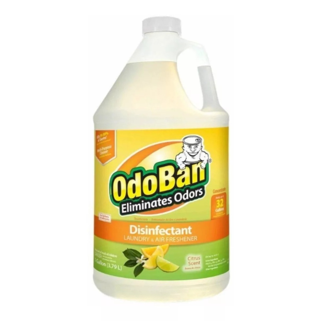 OdoBan Odor Eliminator Disinfectant Concentrate, Citrus Scent, 128 Oz Bottle
