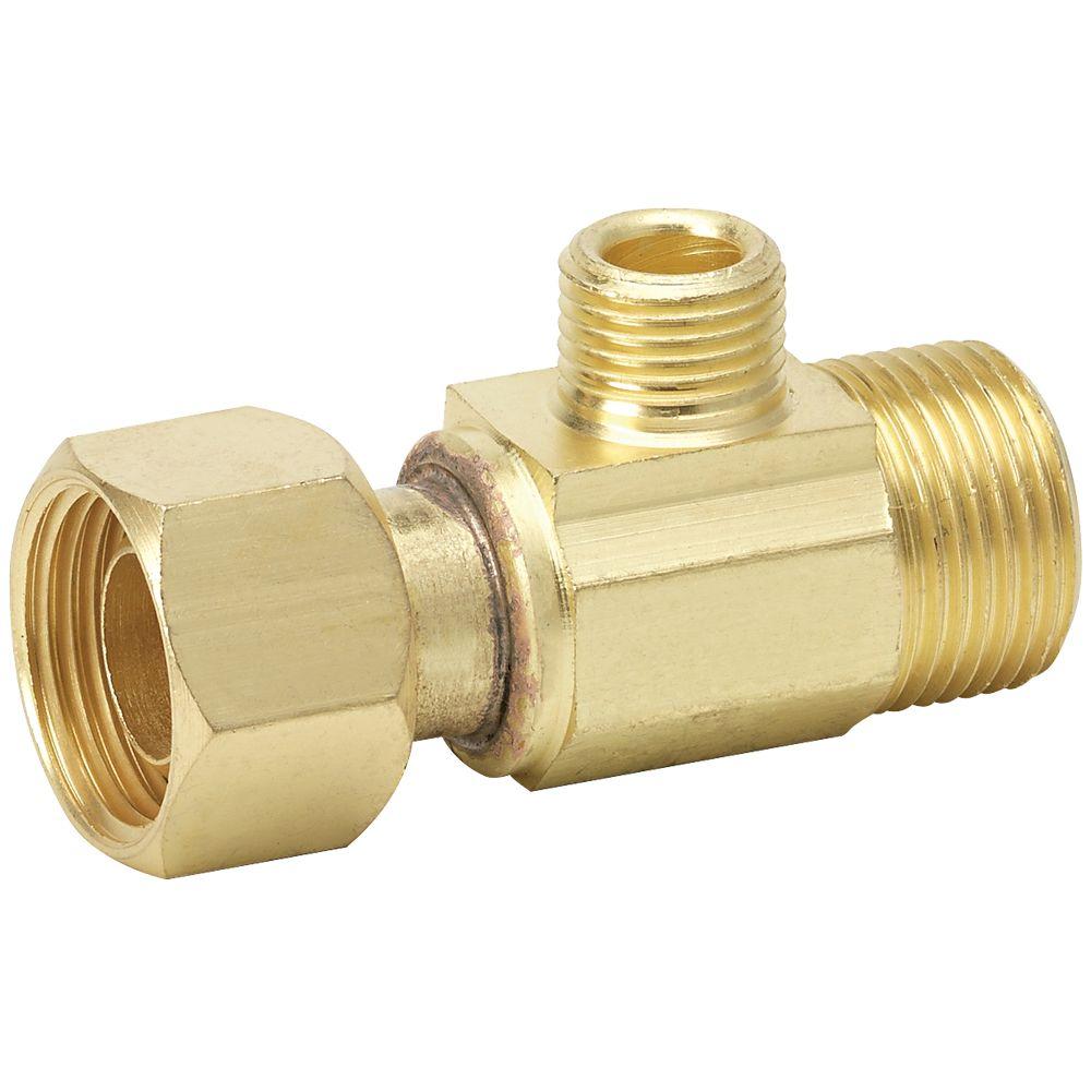 PIPE TEE 1/4"FPT BRS