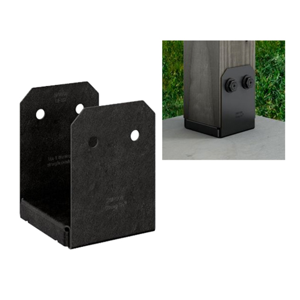 Simpson Strong-Tie ZMax 7.5 in. H X 5.5 in. W 12 Ga. Steel Post Base