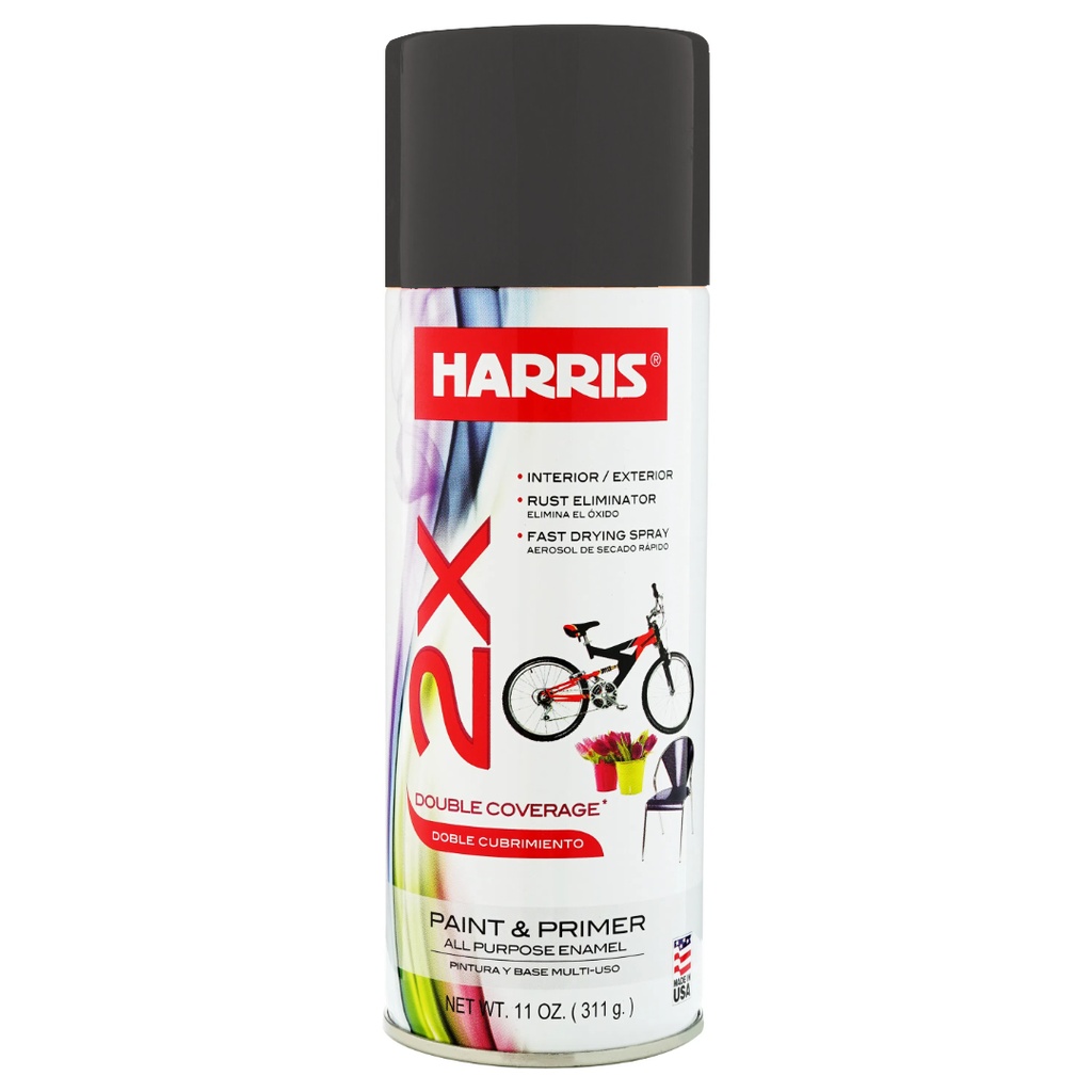 HARRIS FLAT BLACK SPRAY 11 OZ