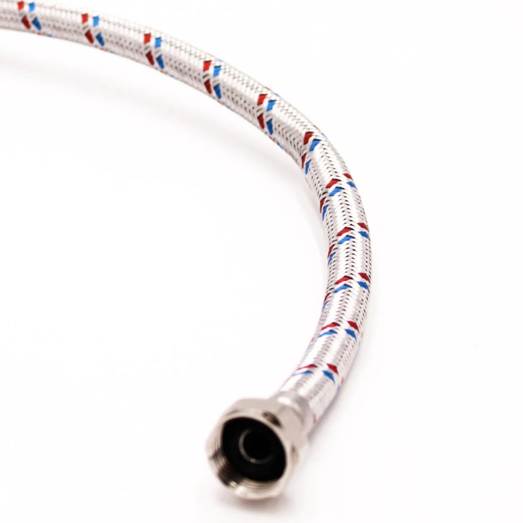 FLEXIBLE LAV. 3/8X1/2X16 SS