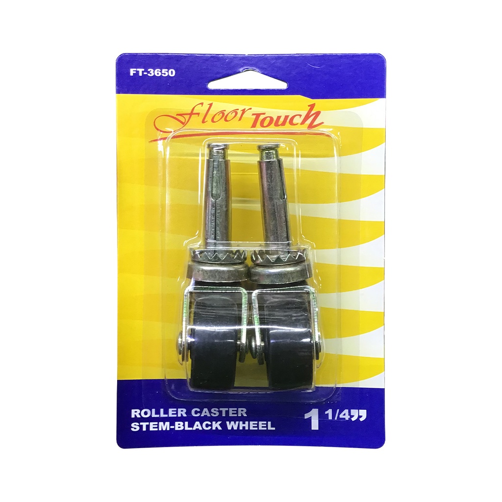 ROLER CASTER 1-1/4 BLK
