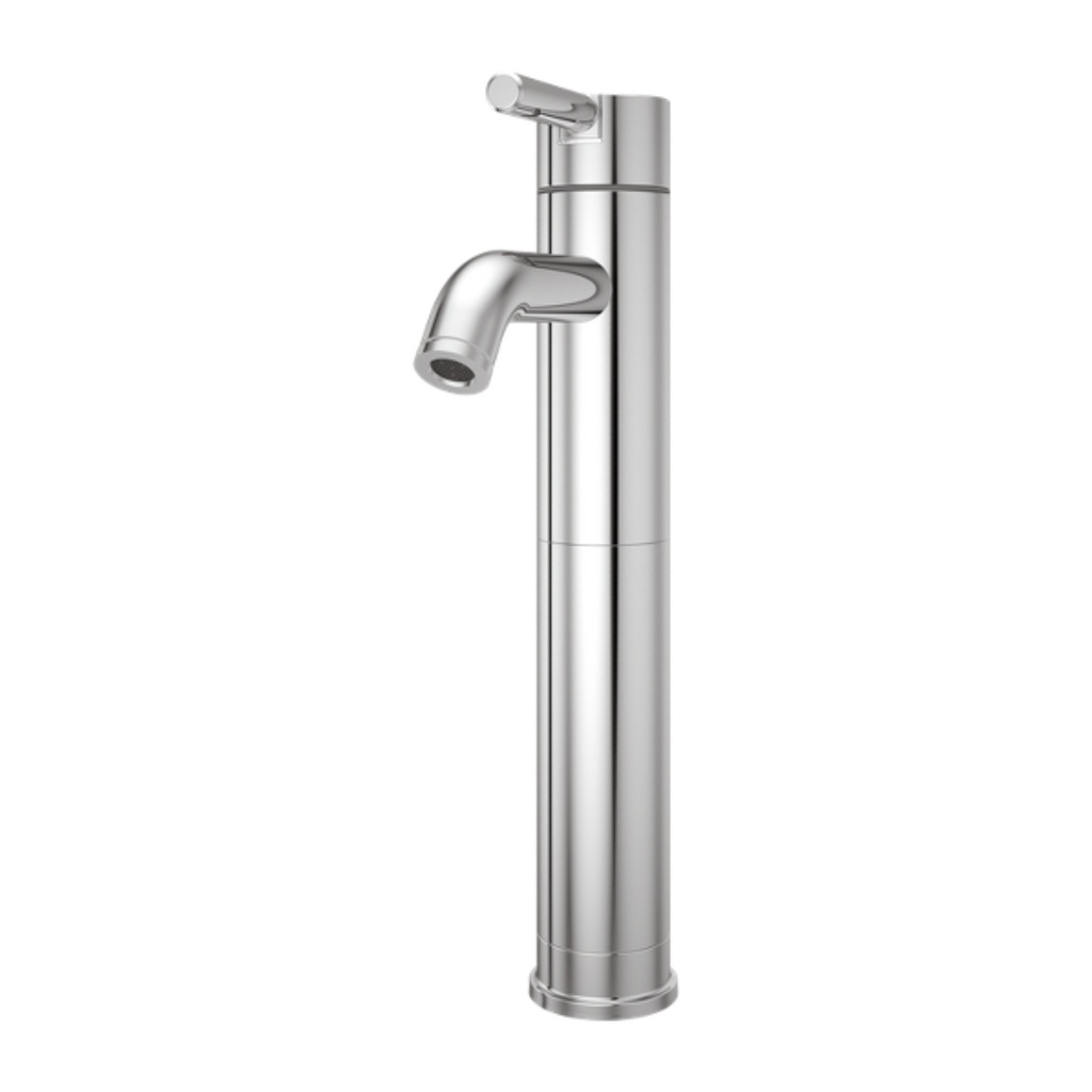 [LG40NC00] Pfister LG40-N00 Contempra 1.2 GPM Single Hole Vessel Bathroom Faucet Chrome Faucet Bathroom Sink Faucets Single Handle