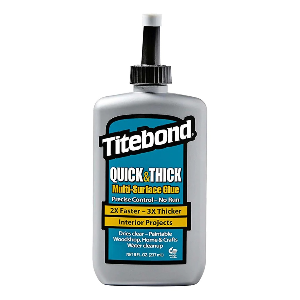 Titebond Quick & Thick High Strength White Glue 8 Oz