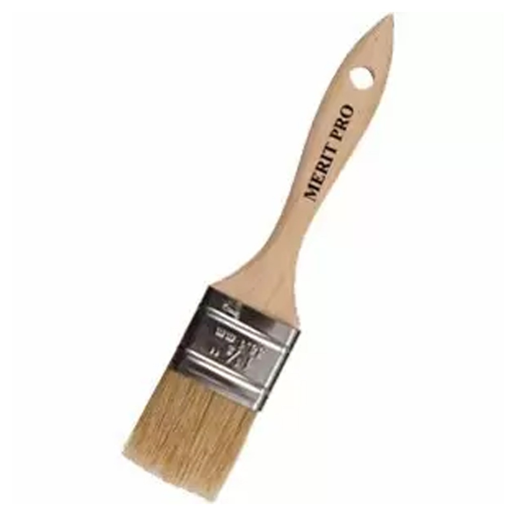 [1500-15] Merit Pro 16 1.5 in. White Bristle Chip Brush